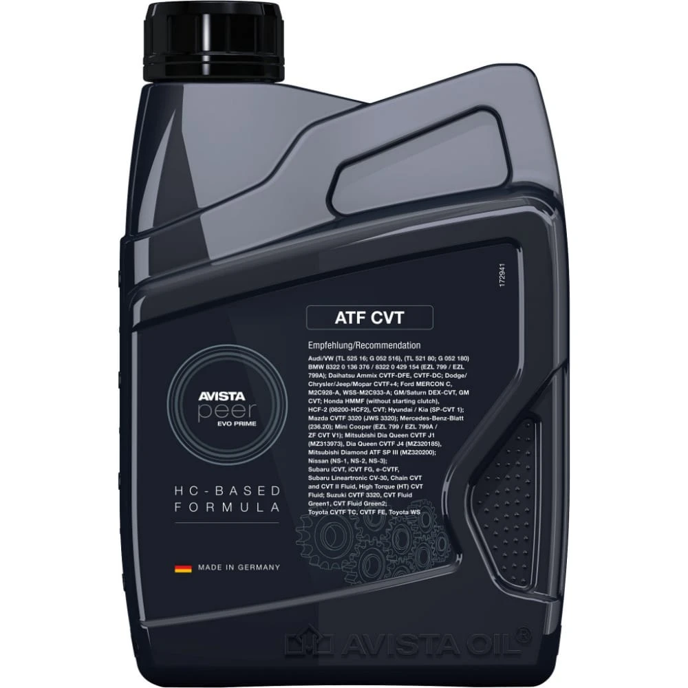 Трансмиссионное масло AVISTA PEER EVO PRIME ATF CVT 1л 171957