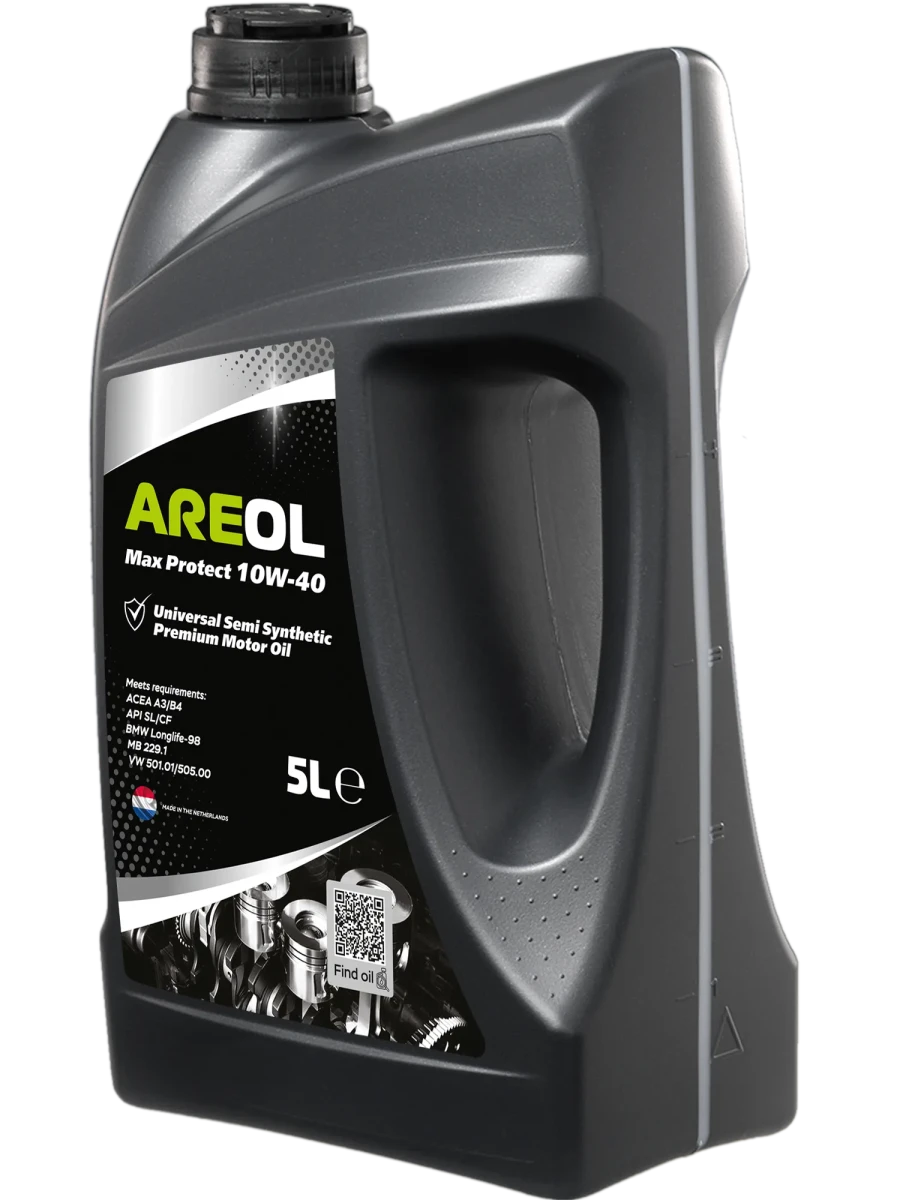 Изображение Масло моторное AREOL MAX PROTECT 10W-40 5л 10W40AR001 Масло моторное AREOL MAX PROTECT 10W-40 5л 10W40AR001