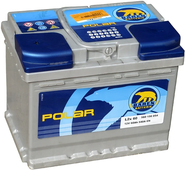 Аккумулятор 60 ач 540 а 242x175x190 мм 0 (-+) обратная BÄREN BATTERIE 7905620
