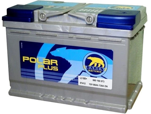 Аккумулятор 80 ач 730 а 278x175x190 мм 0 (-+) обратная BÄREN BATTERIE 7905630
