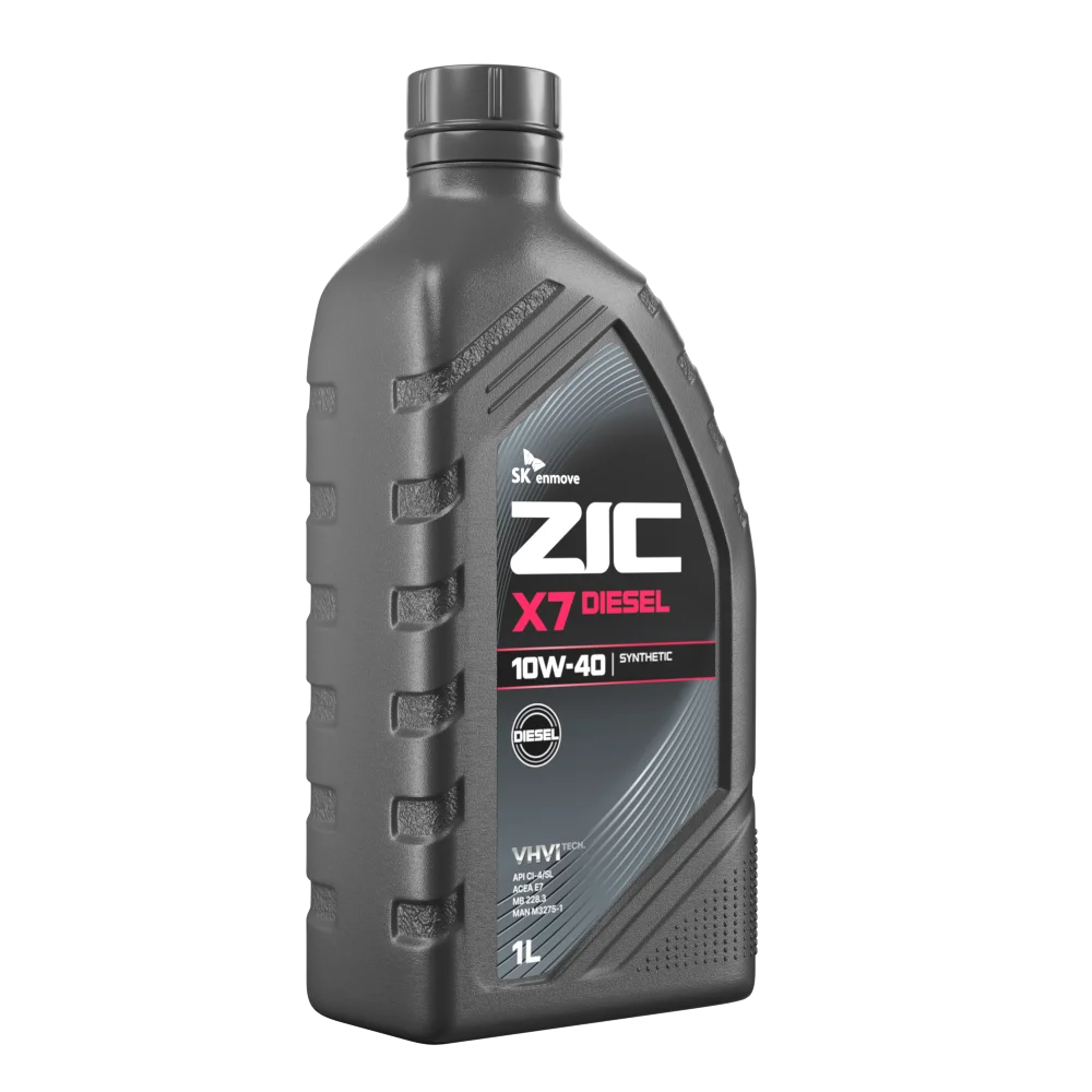 Масло моторное ZIC X7 DIESEL 10W-40 1л 132607