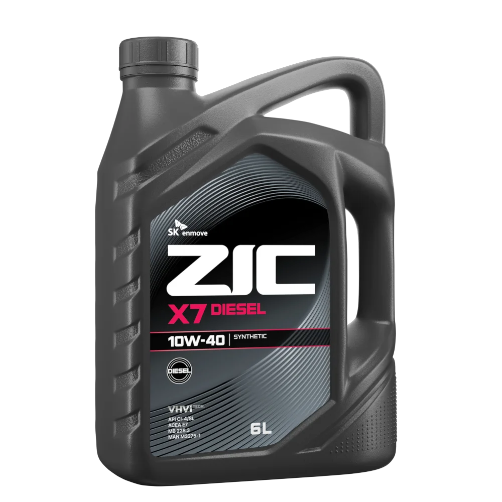 Масло моторное ZIC X7 DIESEL 10W-40 6л 172607