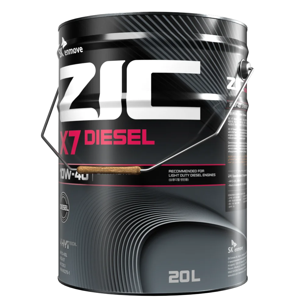 Изображение Масло моторное ZIC X7 DIESEL 10W-40 20л 192607 Масло моторное ZIC X7 DIESEL 10W-40 20л 192607