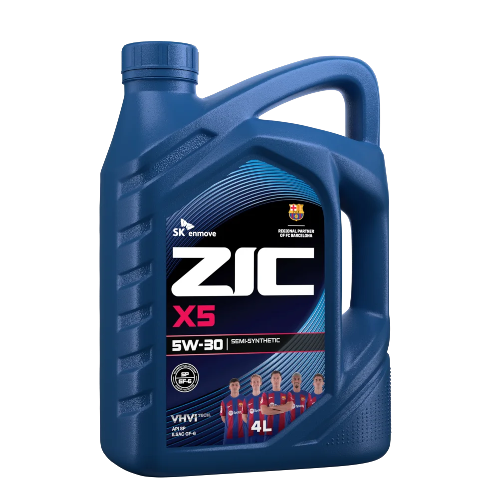 Масло моторное ZIC X5 5W-30 4л 162621