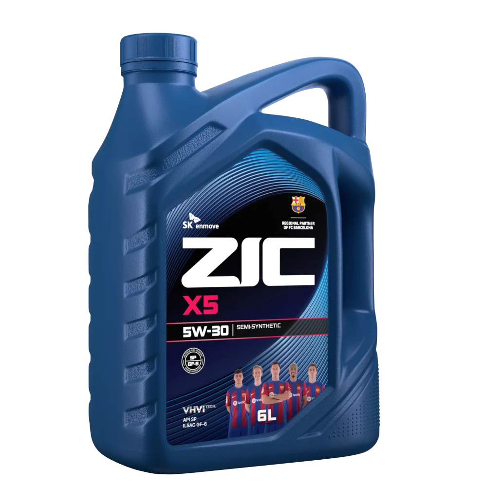 Масло моторное ZIC X5 5W-30 6л 172621