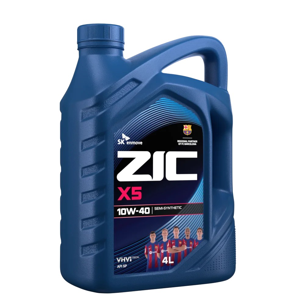 Масло моторное ZIC X5 10W-40 4л 162622