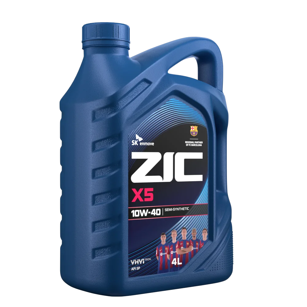 Изображение Масло моторное ZIC X5 10W-40 4л 162622 Масло моторное ZIC X5 10W-40 4л 162622