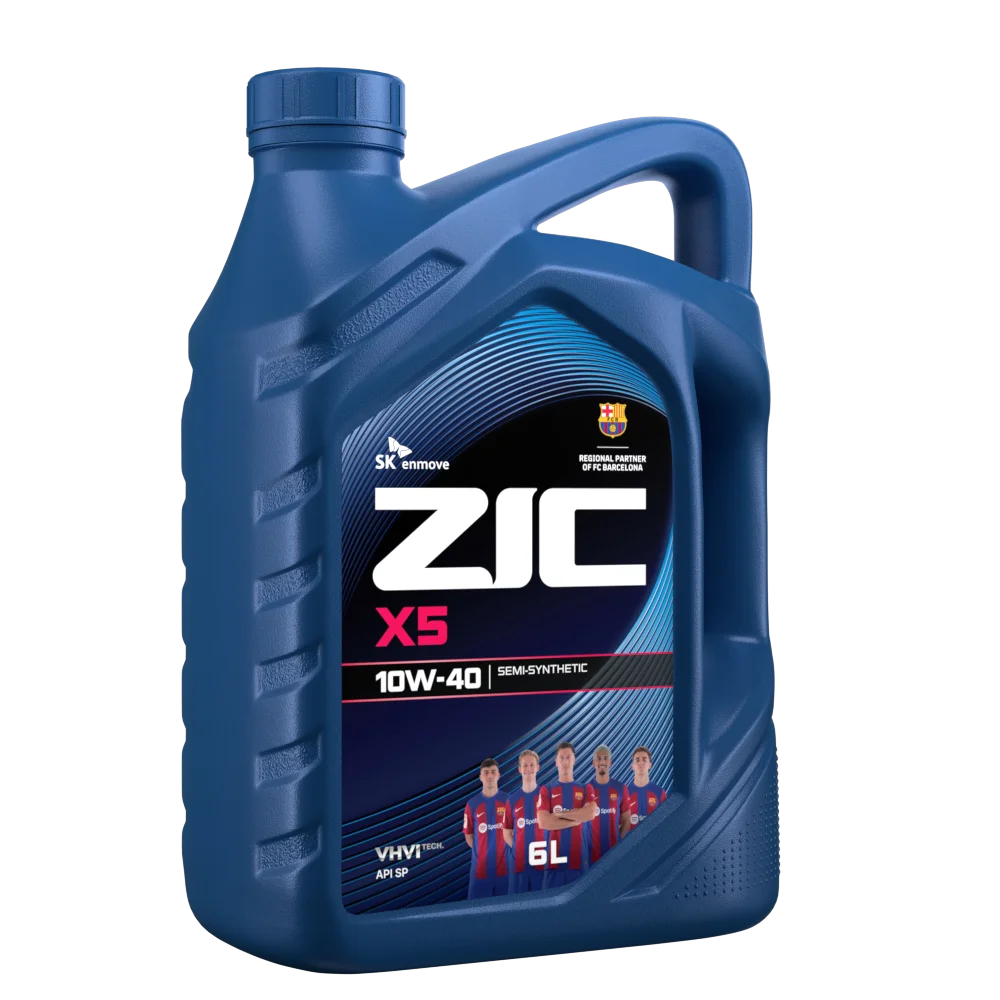 Масло моторное ZIC X5 10W-40 6л 172622