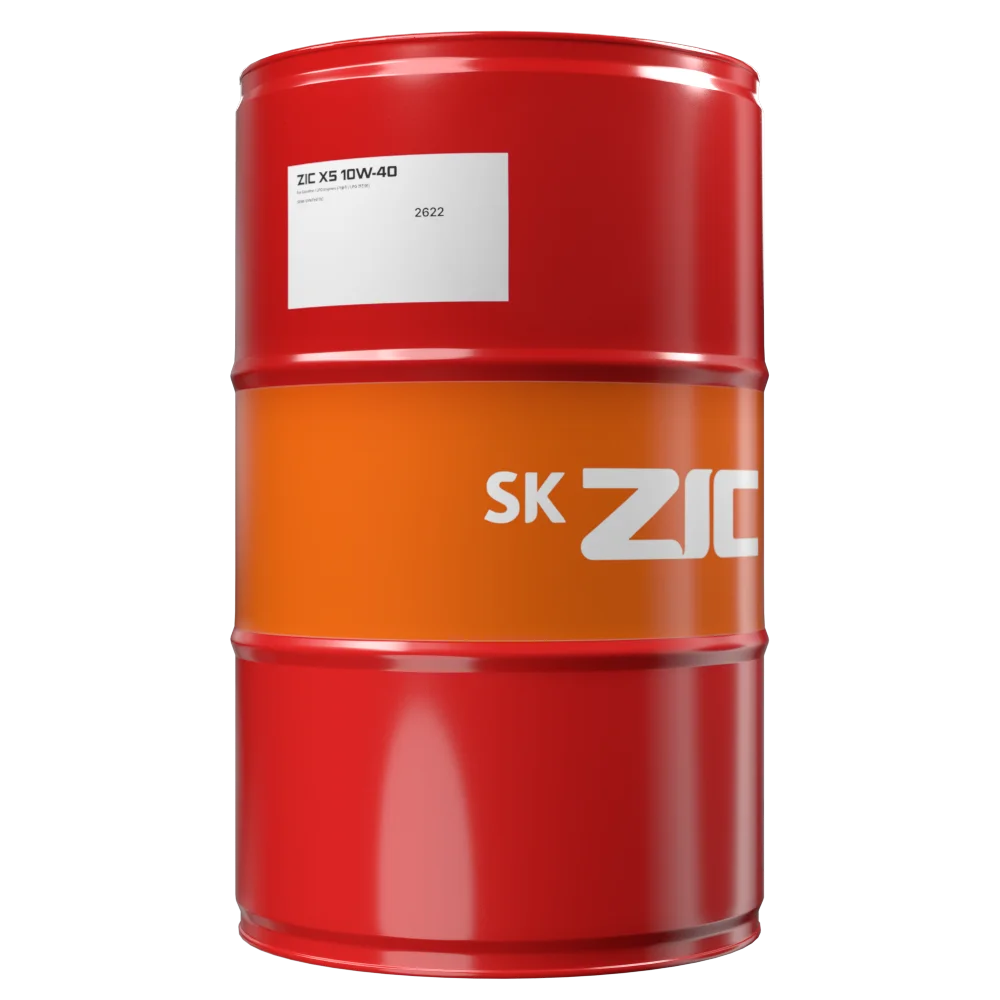 Изображение Масло моторное ZIC X5 10W-40 200л 202622 Масло моторное ZIC X5 10W-40 200л 202622