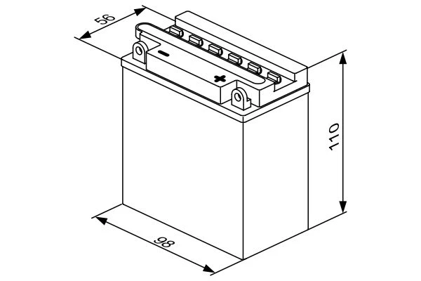 Изображение Стартерная аккумуляторная батарея BOSCH 0 092 M4F 150 Стартерная аккумуляторная батарея BOSCH 0 092 M4F 150