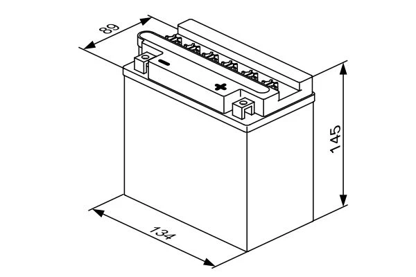 Изображение Стартерная аккумуляторная батарея BOSCH 0 092 M4F 280 Стартерная аккумуляторная батарея BOSCH 0 092 M4F 280