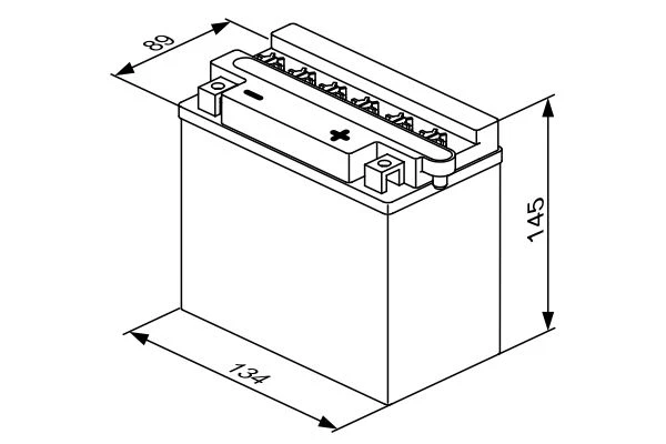 Изображение Стартерная аккумуляторная батарея BOSCH 0 092 M4F 290 Стартерная аккумуляторная батарея BOSCH 0 092 M4F 290