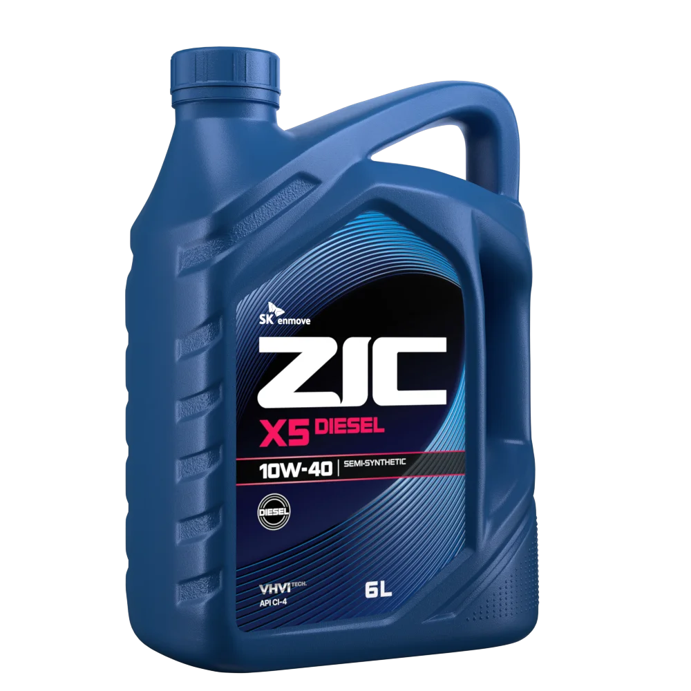 Масло моторное ZIC X5 DIESEL 10W-40 6л 172660