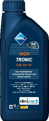 Масло моторное ARAL HIGHTRONIC 5W-40 1л 15F47B