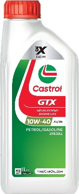 Масло моторное CASTROL GTX 10W-40 1л 15F8FE