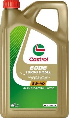 Масло моторное CASTROL EDGE TURBO DIESEL 5W-40 5л 15F81B