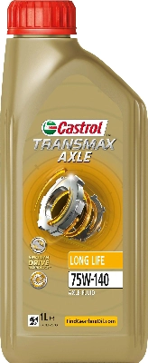Трансмиссионное масло CASTROL TRANSMAX AXLE LONG LIFE 75W-140 1л 15F152