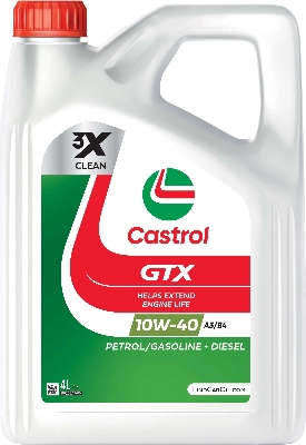 Масло моторное CASTROL GTX 10W-40 4л 15F8FD