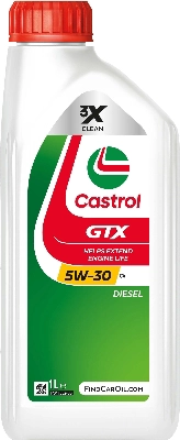 Масло моторное CASTROL GTX 5W-30 1л 15F64C