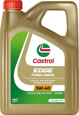Масло моторное CASTROL EDGE TURBO DIESEL 5W-40 4л 15F819