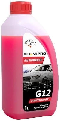 Антифриз красный концентрат g12 1 л CHEMIPRO CH142