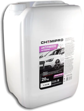 Изображение Антифриз Chemipro G12 готовый 20kg красный, 17.8л CHEMIPRO CH029 Антифриз Chemipro G12 готовый 20kg красный, 17.8л CHEMIPRO CH029