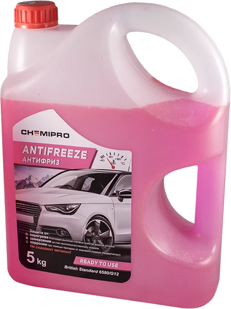Изображение Антифриз Chemipro G12 готовый 5kg красный, 4.2л CHEMIPRO CH007 Антифриз Chemipro G12 готовый 5kg красный, 4.2л CHEMIPRO CH007