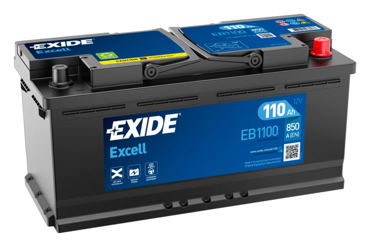 Изображение Стартерная аккумуляторная батарея EXIDE EB1100 Стартерная аккумуляторная батарея EXIDE EB1100