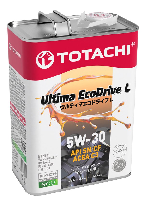 Масло моторное TOTACHI ULTIMA ECO DRIVE L 5W-30 4л 12104