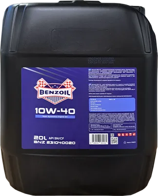 Масло моторное BENZOIL 10W-40 20л BNZ 231040020