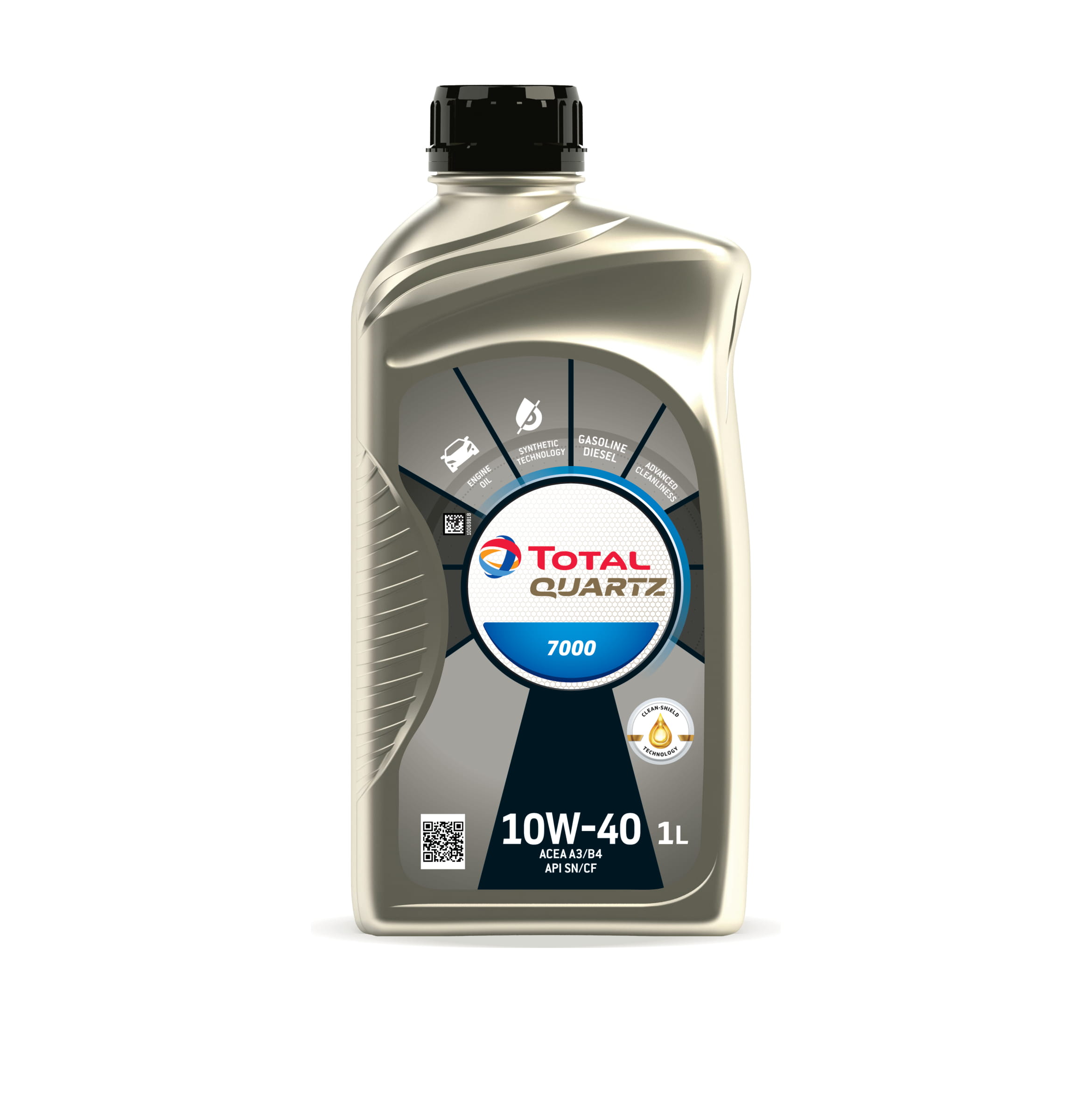 Масло моторное TOTAL QUARTZ 7000 10W-40 1л 214110