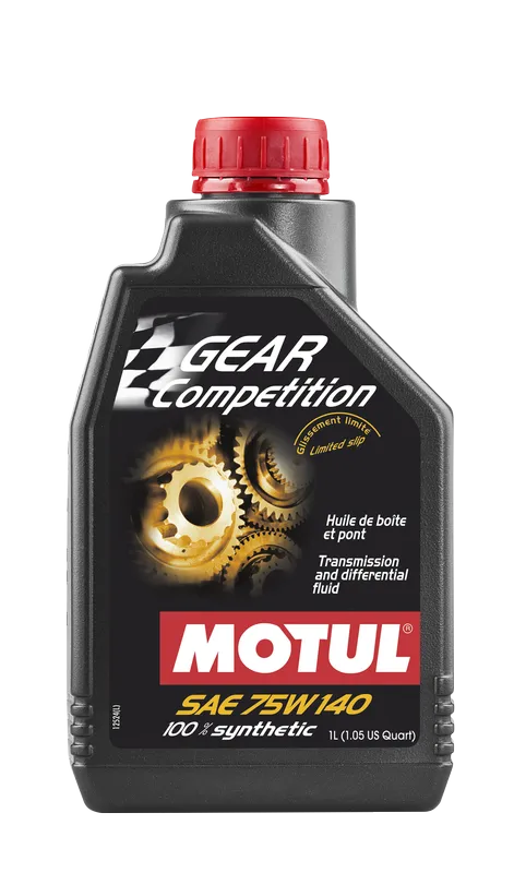 Изображение Трансмиссионное масло MOTUL GEAR COMPETITION 75W-140 1л 105779 Трансмиссионное масло MOTUL GEAR COMPETITION 75W-140 1л 105779