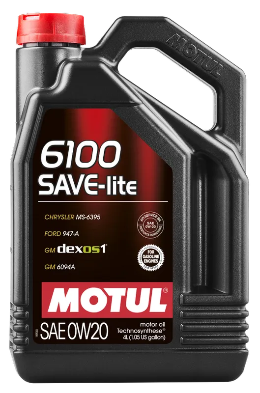 Изображение Масло моторное MOTUL 6100 SAVE-LITE 0W-20 4л 108004 Масло моторное MOTUL 6100 SAVE-LITE 0W-20 4л 108004
