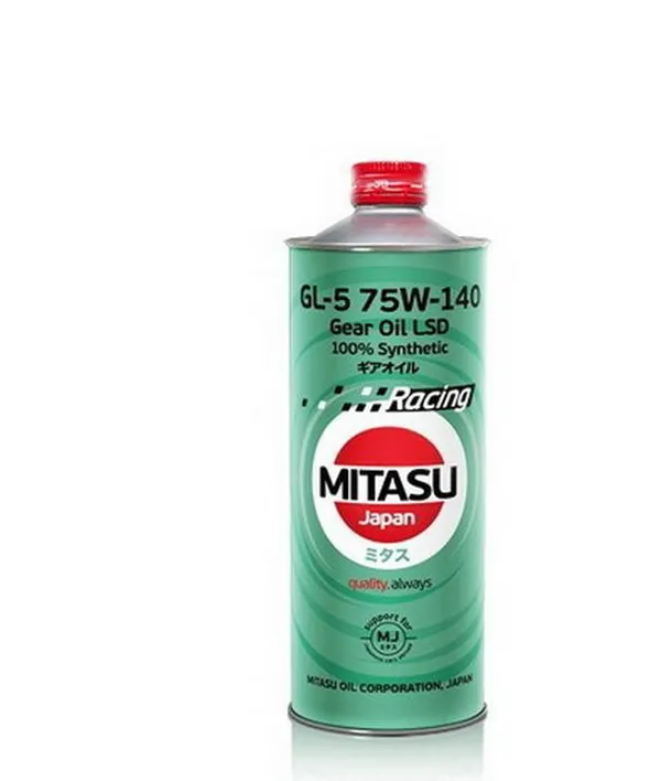 Изображение Трансмиссионное масло MITASU RACING GEAR OIL GL-5 LSD 75W-140 1л MJ-414-1 Трансмиссионное масло MITASU RACING GEAR OIL GL-5 LSD 75W-140 1л MJ-414-1