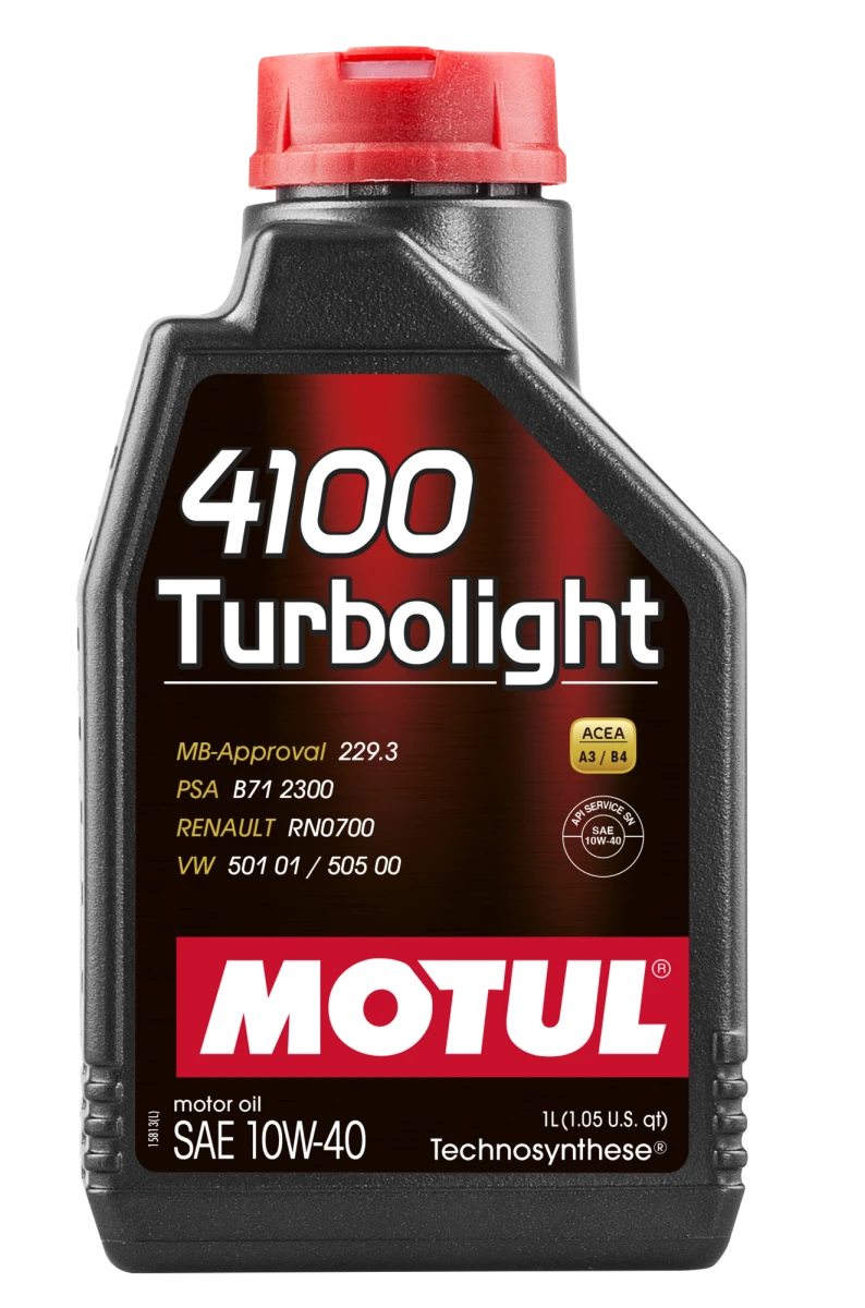 Масло моторное MOTUL 4100 TURBOLIGHT 10W-40 1л 111693