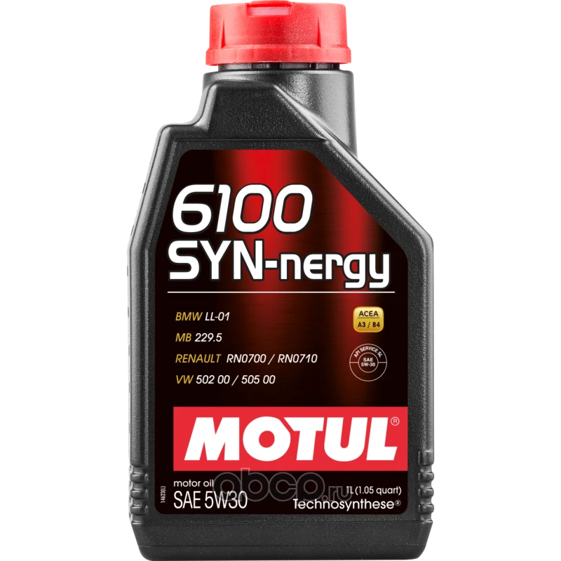 Масло моторное MOTUL 6100 SYN-NERGY 5W-30 1л 112137