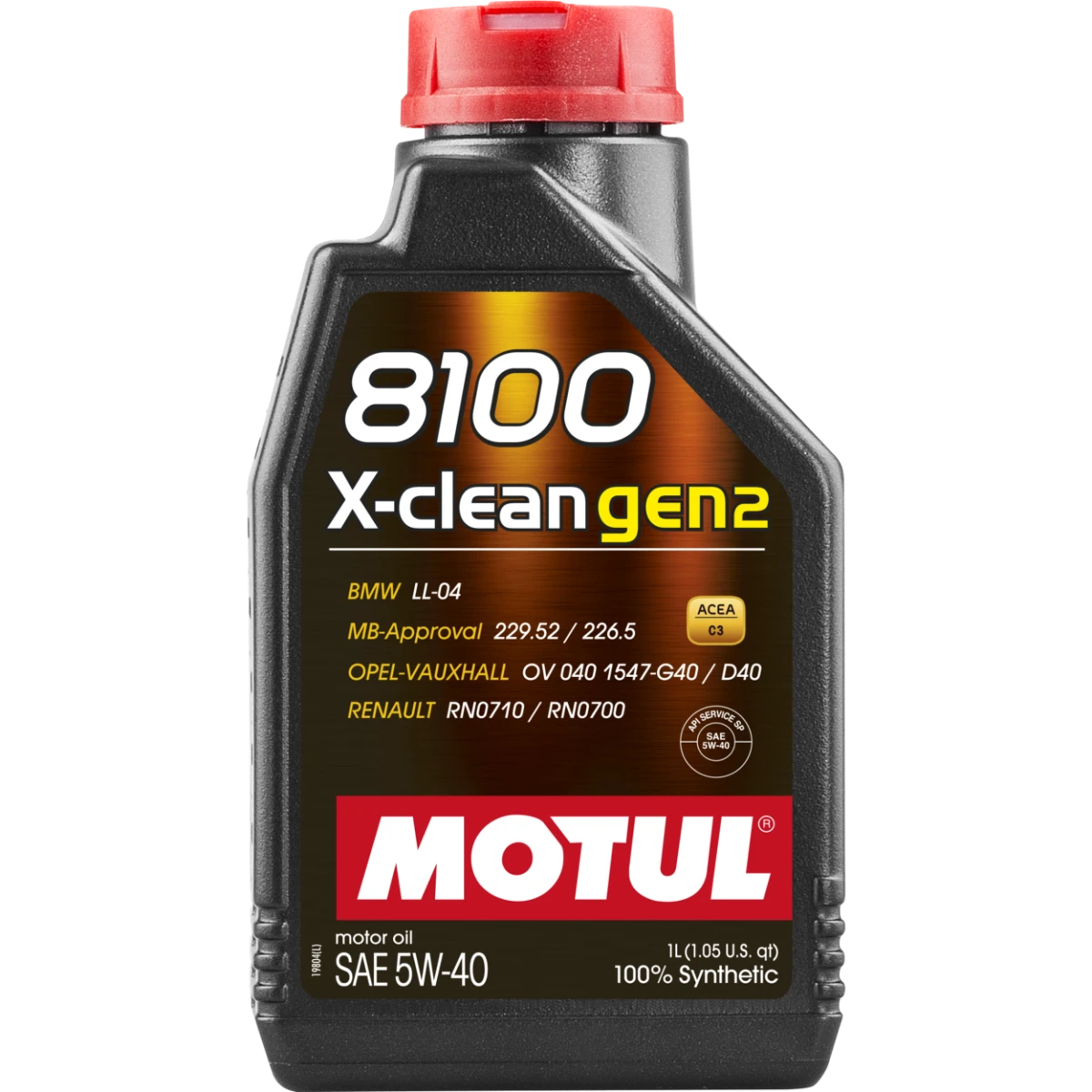 Масло моторное MOTUL 8100 X-CLEAN GEN2 5W-40 1л 112118
