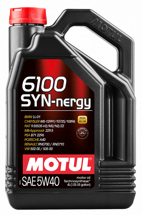 Масло моторное MOTUL 6100 SYN-NERGY 5W-40 4л 111862