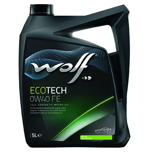 Изображение Масло моторное WOLF ECOTECH 0W-40 5л 16106/5 Масло моторное WOLF ECOTECH 0W-40 5л 16106/5