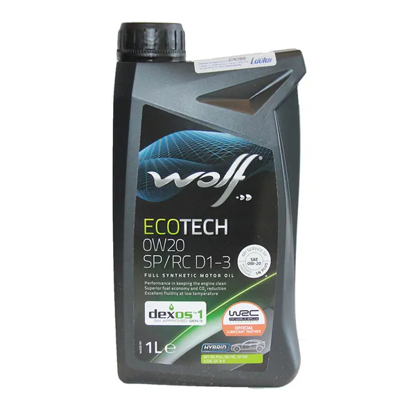 Масло моторное WOLF 0W-20 1л 16173/1