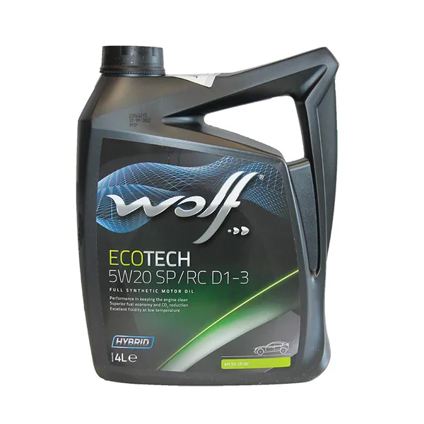 Масло моторное WOLF ECOTECH 5W-20 4л 16174/4
