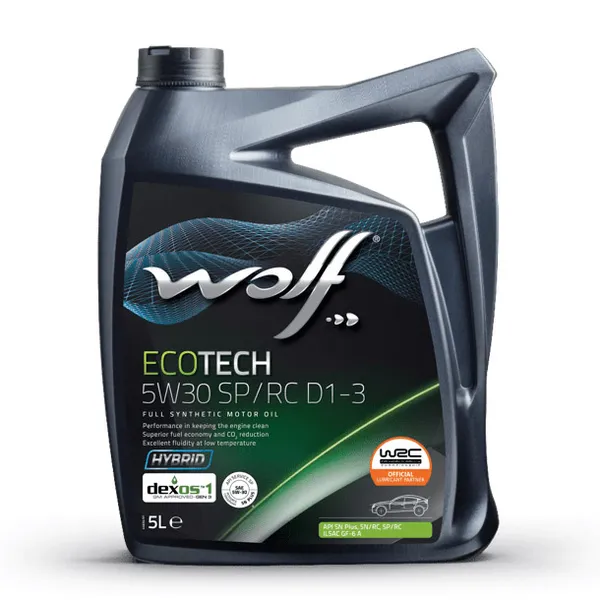 Масло моторное WOLF ECOTECH 5W-30 5л 16175/5