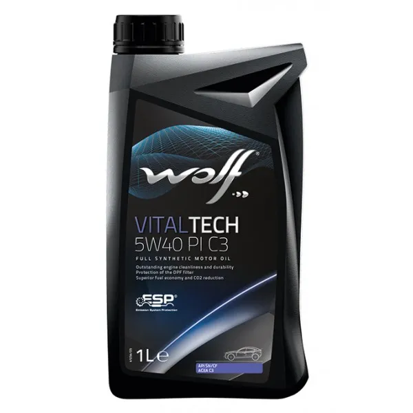 Изображение Масло моторное WOLF VITALTECH PI 5W-40 1л 21116/1 Масло моторное WOLF VITALTECH PI 5W-40 1л 21116/1