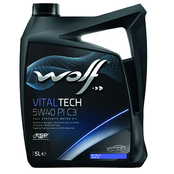 Изображение Масло моторное WOLF VITALTECH PI 5W-40 5л 21116/5 Масло моторное WOLF VITALTECH PI 5W-40 5л 21116/5