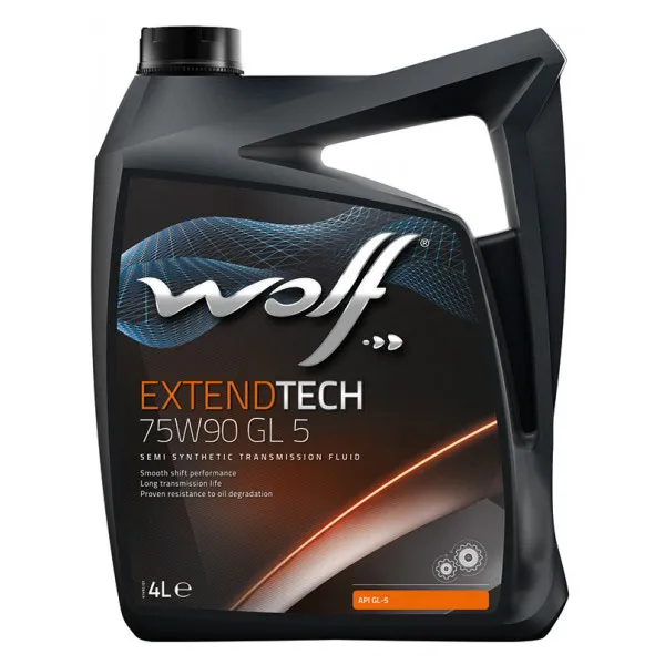 Изображение Трансмиссионное масло WOLF EXTENDTECH 75W-90 4л 2209/4 Трансмиссионное масло WOLF EXTENDTECH 75W-90 4л 2209/4
