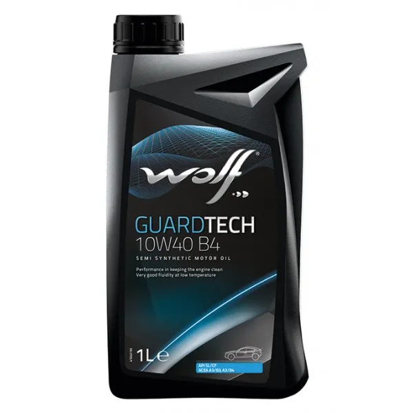Изображение Масло моторное WOLF GUARDTECH B4 10W-40 1л 23127/1 Масло моторное WOLF GUARDTECH B4 10W-40 1л 23127/1