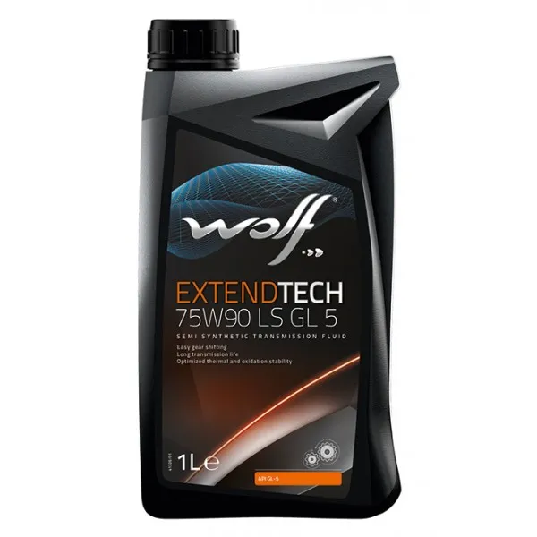 Изображение Трансмиссионное масло WOLF EXTENDTECH 75W-90 1л 2410/1 Трансмиссионное масло WOLF EXTENDTECH 75W-90 1л 2410/1