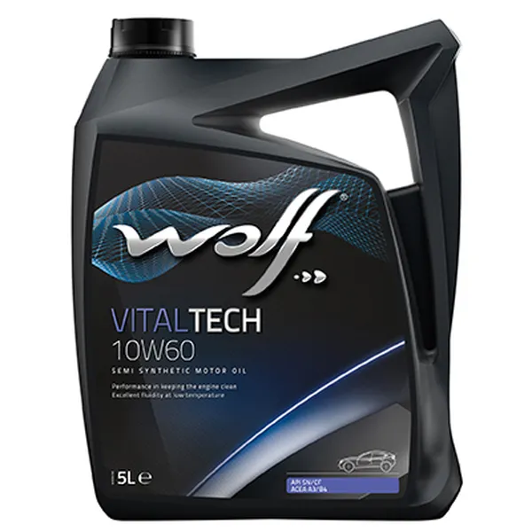 Изображение Масло моторное WOLF VITALTECH 10W-60 5л 24118/5 Масло моторное WOLF VITALTECH 10W-60 5л 24118/5