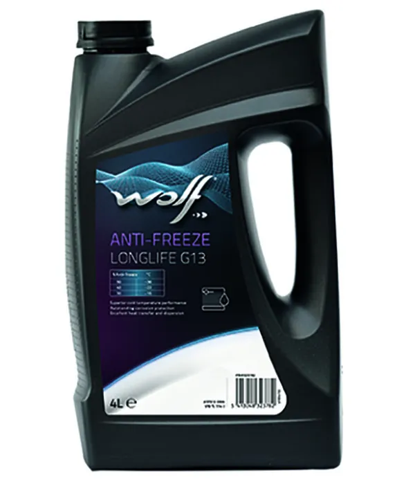 Изображение Антифриз G13 красный Longlife 4 л WOLF 50002/4 Антифриз G13 красный Longlife 4 л WOLF 50002/4