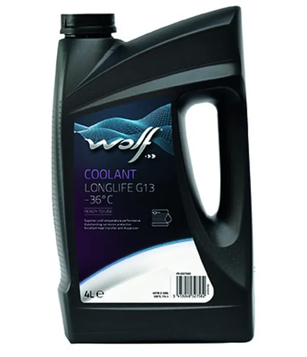 Изображение Антифриз G13 красный Coolant Longlife 4 л WOLF 50102/4 Антифриз G13 красный Coolant Longlife 4 л WOLF 50102/4